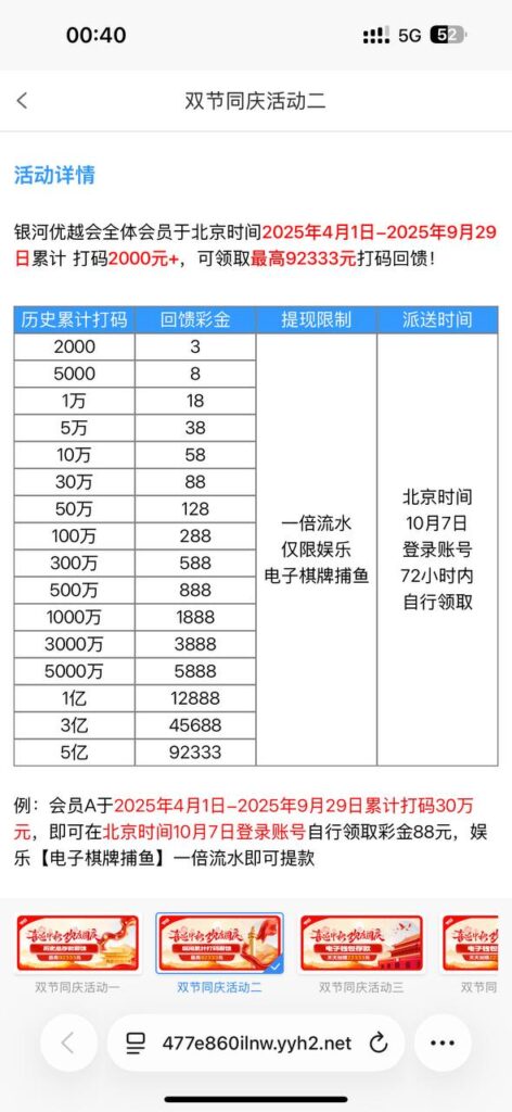 银河优越会2333 累计打码回馈-白嫖论坛-白嫖社区-白菜论坛